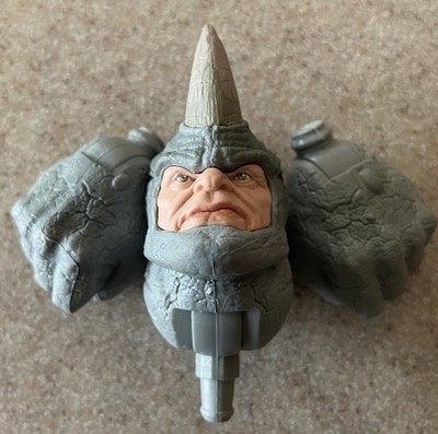 Marvel Legends Spider-man Card - Retro Rhino Head And Hands