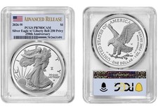 2026 W Silver Eagle 1 Liberty Bell Privy PCGS PR70DCAM Advanced Release