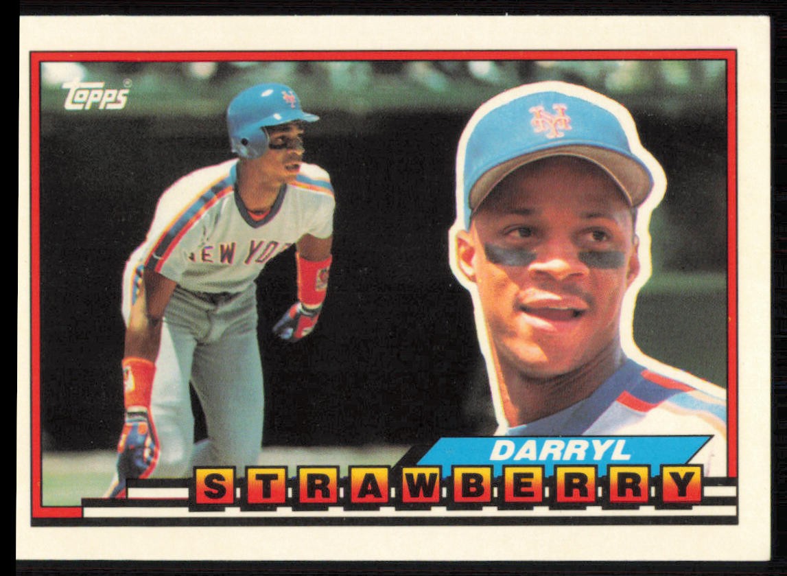 1989 Topps Big #139 Darryl Strawberry New York Mets