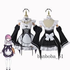 Disfraz de Cosplay Rem Ram Re:Zero Starting Life in Another World Conjunto de Anime Nuevo