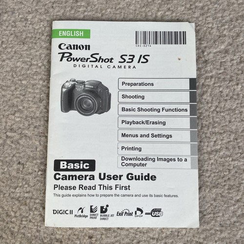 Canon PowerShot S3 IS 6.0MP 12X Zoom Digital Bridge Camera - Picture 11 of 12