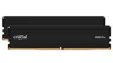 Crucial - Pro 64GB 2x32GB DDR5 5600MHz C46 UDIMM Desktop Memory - Black