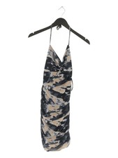 Quiz Bodycon Midi Dress UK10 in Multi