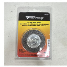 Forney 72728 2in Fine Crimped Steel Wire Wheel Brush 1/4in Hex Shank