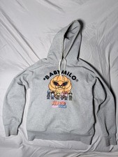 BAPE x Naruto Baby Milo Hoodie Grey Size M Shark Characters Graphic