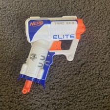 NERF N-Strike Elite Triad EX-3 Dart Pistol Blaster Gun