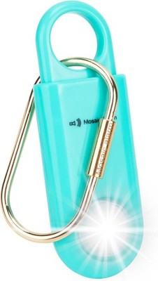 Hochleistungs-Schlüsselanhänger Alarm, 130dB, mit Stroboskoplicht und Karabiner