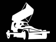 BriSCA F1 Stock Car Vinyl Sticker