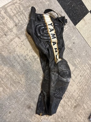 Vintage Motocross Flattrack 1970s Yamaha Factory Molly Leather