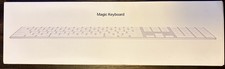  NEW/SEALED Apple Magic Keyboard A1843 with Numeric Keypad MXCJ3LL/A White