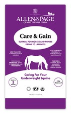 Allen & Page Care & Gain 20kg – High-Calorie Low-Starch Feed for Horses, Ponies 1.40 per kilo