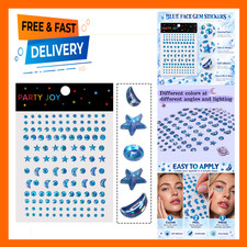 Face Gems Jewels Makeup Rhinestones for Cosplay Halloween Stars Self Adhesive