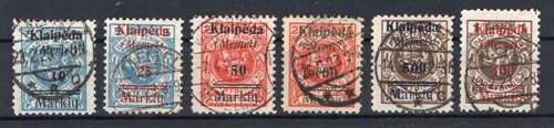 Memel 129/134 Stamped Set (74245