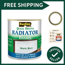 Quick Drying Radiator Paint White Matt 250ml - – Long-Lasting Heat-Resistant ...