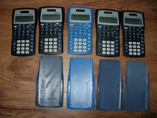 Lot of 5 Texas Instruments TI-30XIIS  TI-34II Scientific Calculator