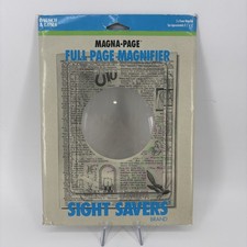 Vintage Bausch Lomb MAGNA-PAGE Full Page Magnifier Sight Savers