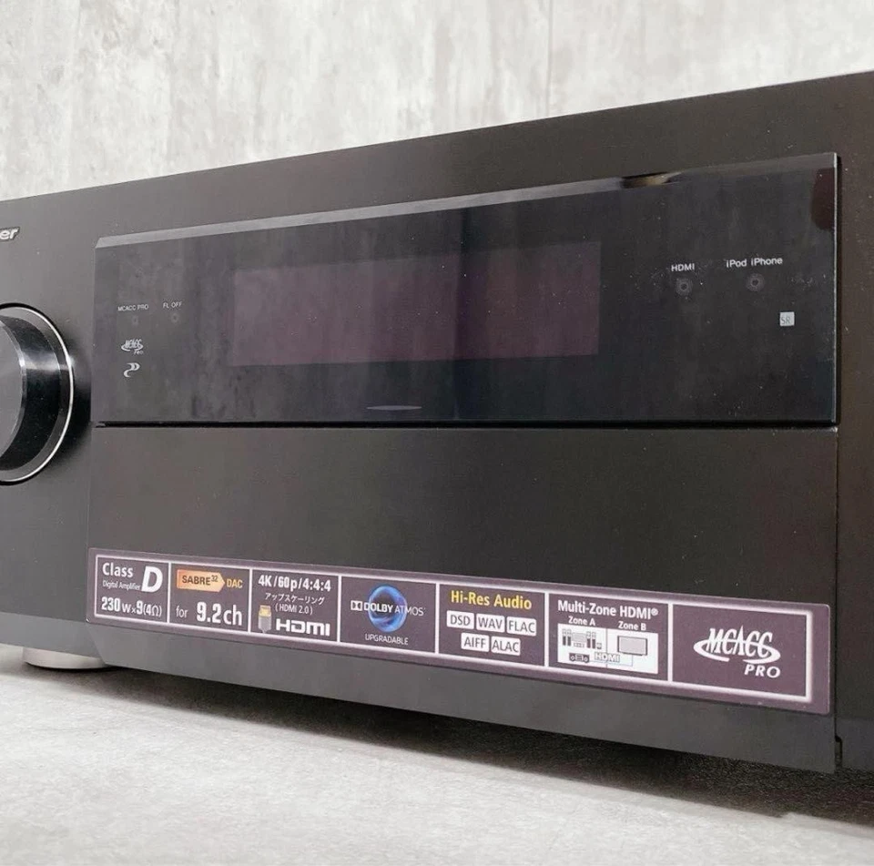 Pioneer SC-LX78 9-Channel AV Amplifier with Dolby Atmos JDM Japan JP - Image 3 of 4