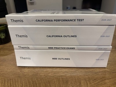 Themis Bar Review 2026-2027 California Performance Test & MBE Box Set Book