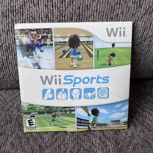 Wii Sports (Nintendo Wii) Complete CIB In Sleeve Good Condition