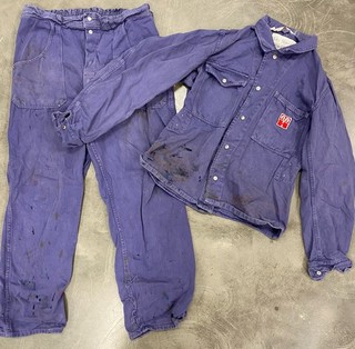 Vietnam War US Air Force Helicopter Pilots Chore Jacket And Pants Sanfor 52