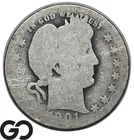 1901-O Barber Quarter