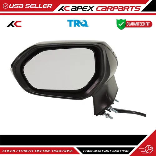 New Driver Left Side Heated Hand Mirrors For 2019-2023 Toyota Corolla
