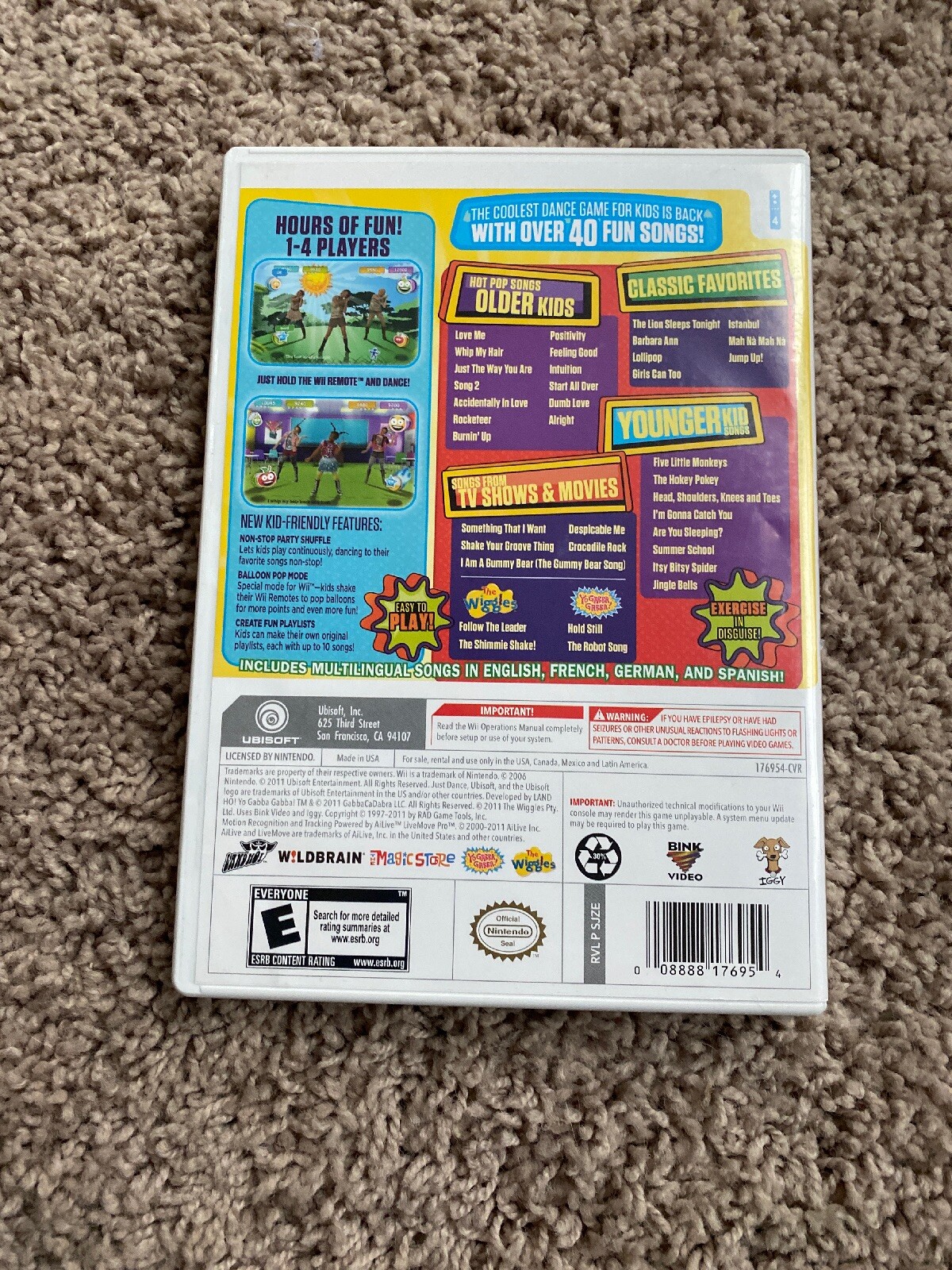 Just Dance Kids 2 Nintendo Wii 2011 For Sale Online Ebay