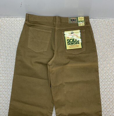 Vtg 90s Solo Semore Jeans Mens 40 Approx 39x32 Wide Baggy