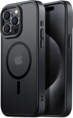 Case for iPhone 15 Pro Max case Fits MagSafe 10FT Drop Resistant Matte Skin