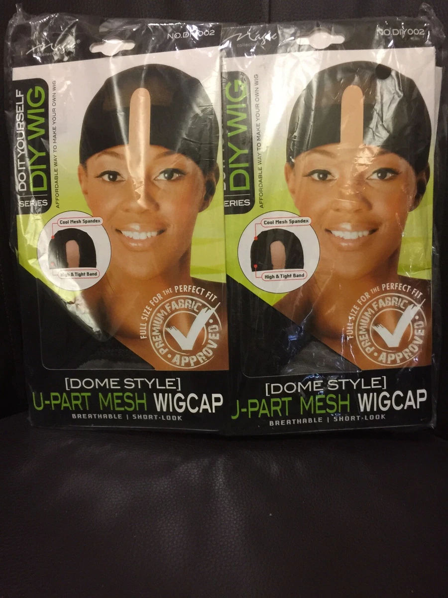 2x U Part Wig Cap Hair Net Elastic For Making Wig Mesh Dome Swim