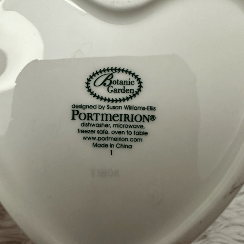 Portmeirion Giardino Botanico a Forma di Cuore Ramekins Pansy” Set di 2 - RARO, Nuovo - Foto 6 di 9