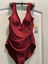 Kona Sol High Coverage One Piece Women's Swimsuit, New, Size Small