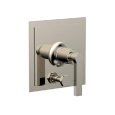 PHYLRICH 4-102/014 SHOWER PLATE & HANDLE TRIM SET ,POLISHED NICKEL - NEW IN BOX