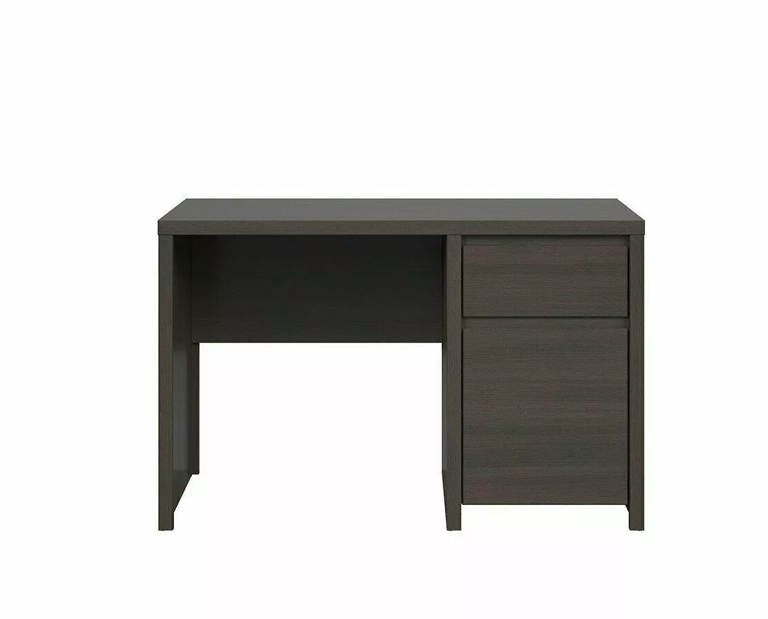 White and dark wood desk deals