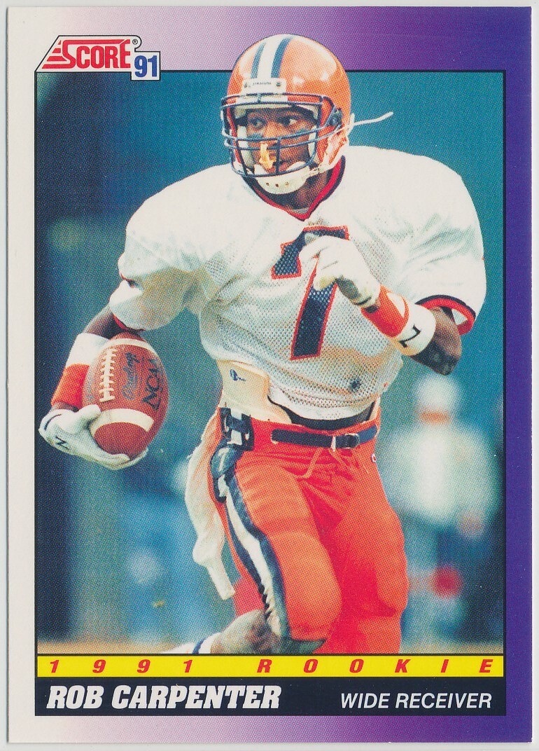 Rob Carpenter - Syracuse Orange - 1991 Score Football - Rookie - #570