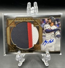 Byron Buxton 2022 Topps Five Star Game-Used Jumbo Jersey Patch On-Card Auto /25!