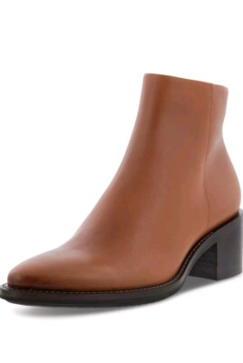 Ecco Women s Shape 35 Sartorelle Sierra Brown Ankle Boots EU 41 Size 10 - 10.5