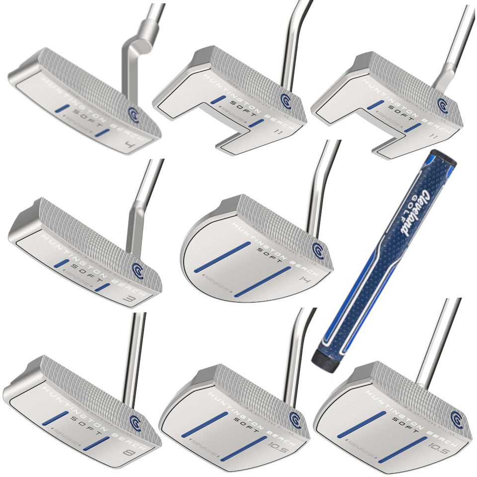 Cleveland Huntington Beach Soft Putters OS Grip - Choose Your Head and Length