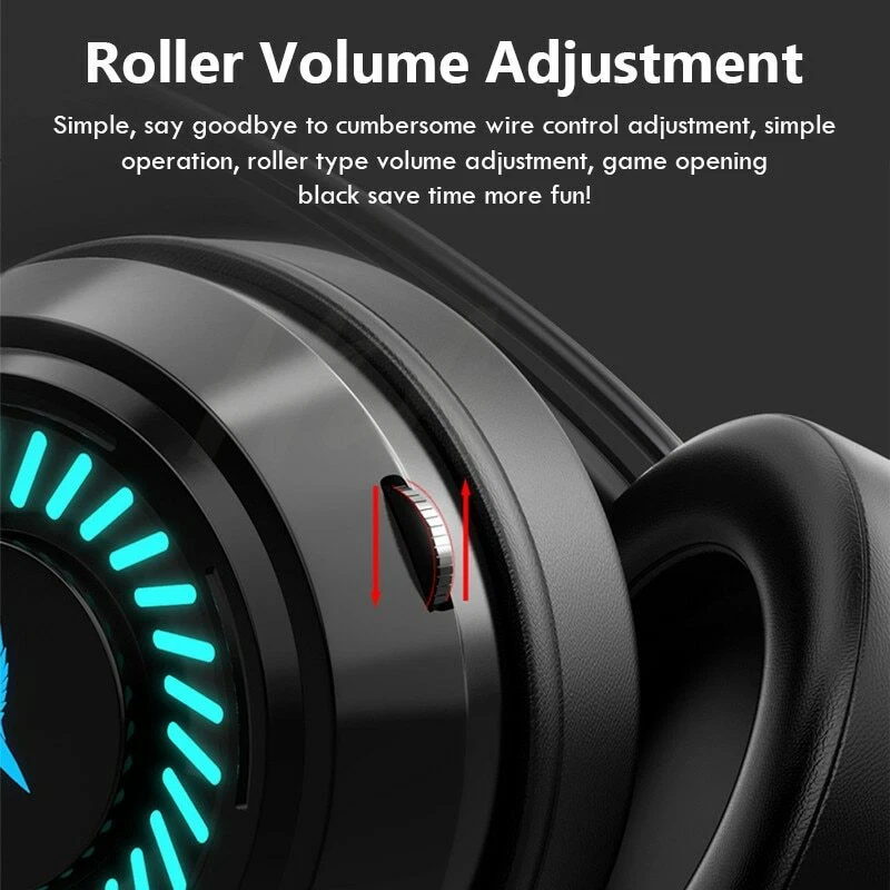 H A Gaming Headsets Gamer Headphones Surround Sound Stereo Wired