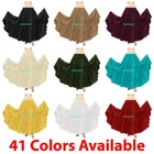 100% Cotton 10 Yard 3 Tiered Gypsy Skirt Belly Dance Flamenco Soft Jupe Tribal
