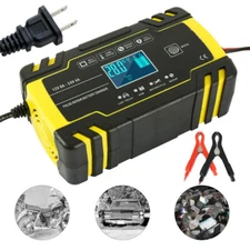 Car Automatic Intelligent Battery Charger Pulse Repair Battery Charger US Plug