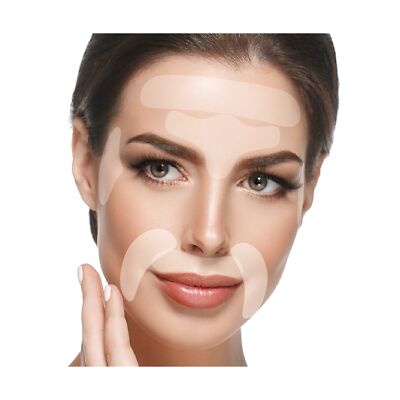 Face & Forehead Wrinkle Patches - Anti Wrinkle Patches to Smooth Eye, Mouth, ...