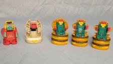 Lot of 5 VTG 1987 McDonalds Changeable Food Transformers Robot Happy Meal Toys
