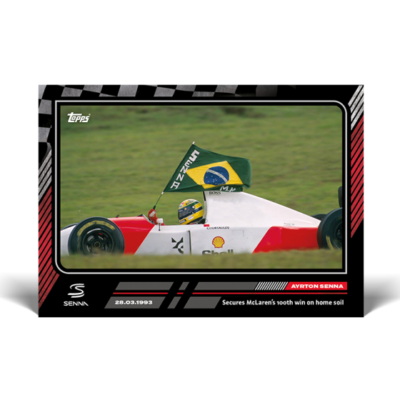 2023 Topps Now F1 STORY OF SENNA #40-42 AYRTON SENNA GOAT OF