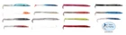 Red Gill Flasher 70mm Sandeel Lures - All Colours