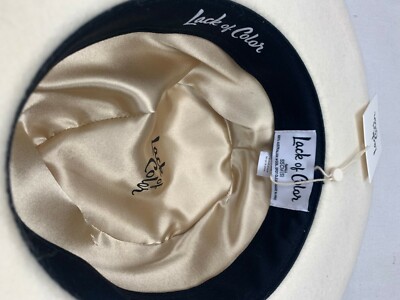 Lack of Color Unisex Off-White Val Diamond Wool Fedora S (39  display picture 3