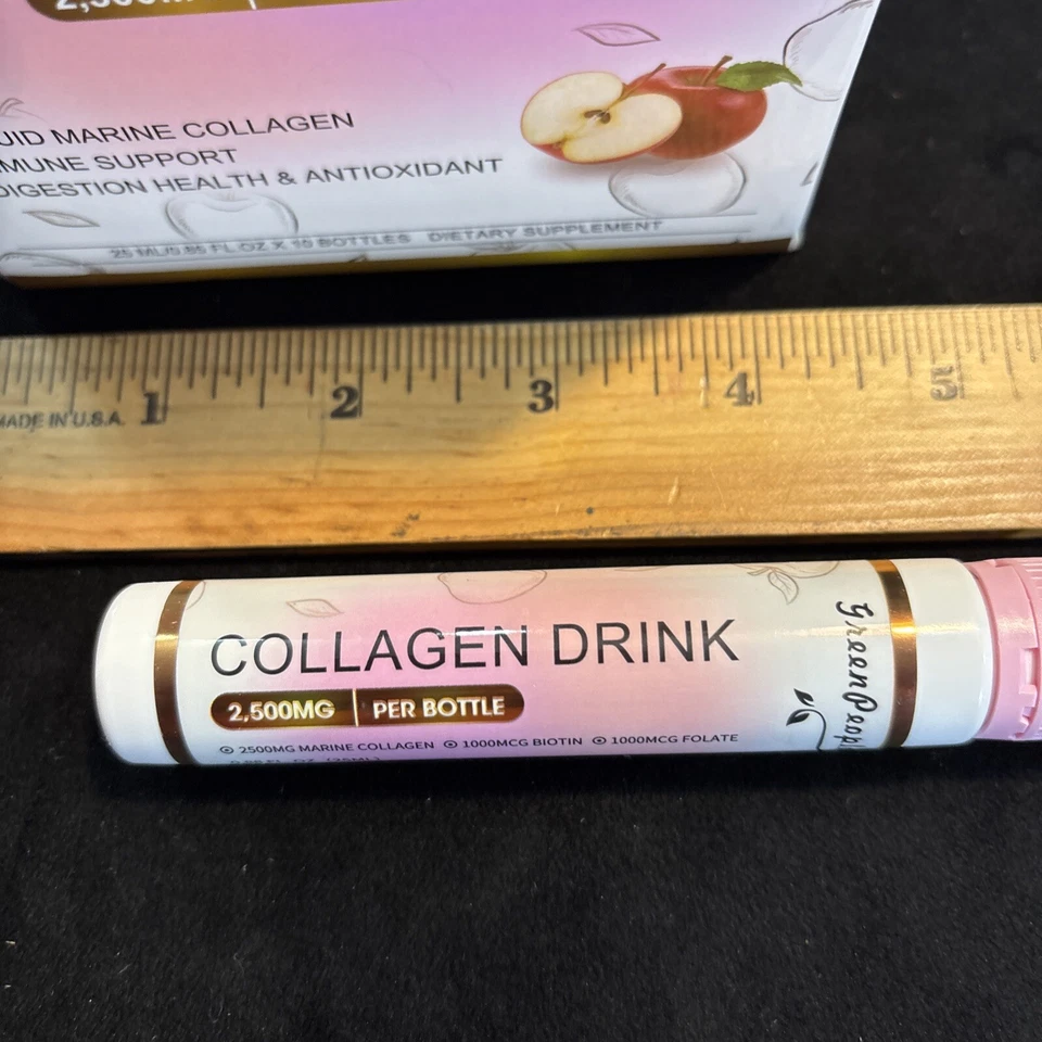 LOTE 10 Botellas Bebida Colágeno 2500MG Apoyo Inmunológico Digestión Antioxidante Freshp Foto 2 de 4