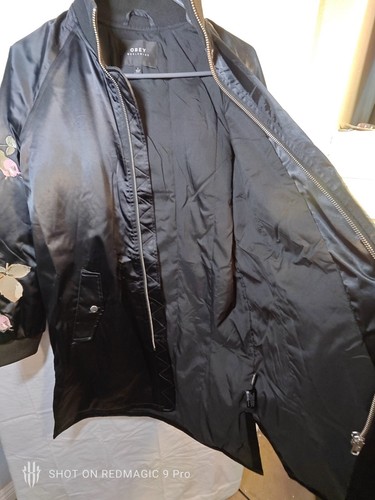 Obey Worldwide Damen Jaka Kaya Jacke Small Schwarz Mittellang - Bild 12 von 23