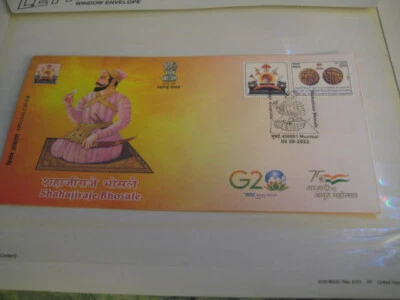 2023 India Especial Funda En Shahajiraje Bhosale - Ltd Edn Funda - Imagen 1 de 3