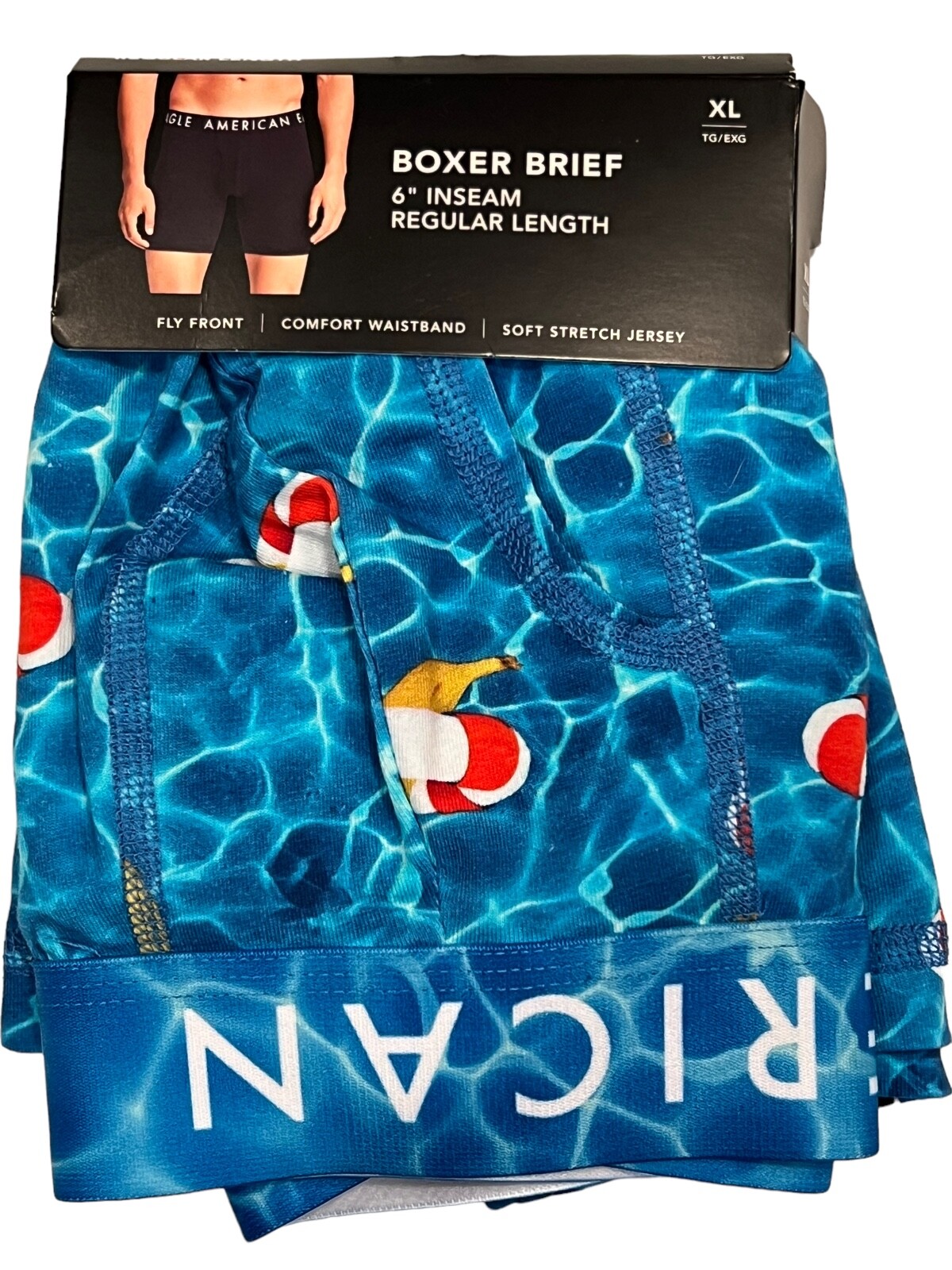 NWT AMERICAN EAGLE Men's Boxer Brief Underwear 6" Inseam Sz XSSMLXL